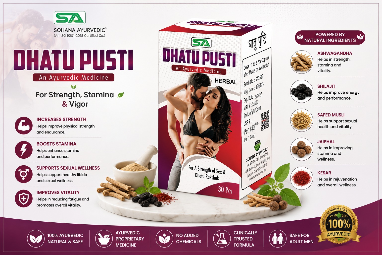 Dhatu Pusti – 30 Capsules