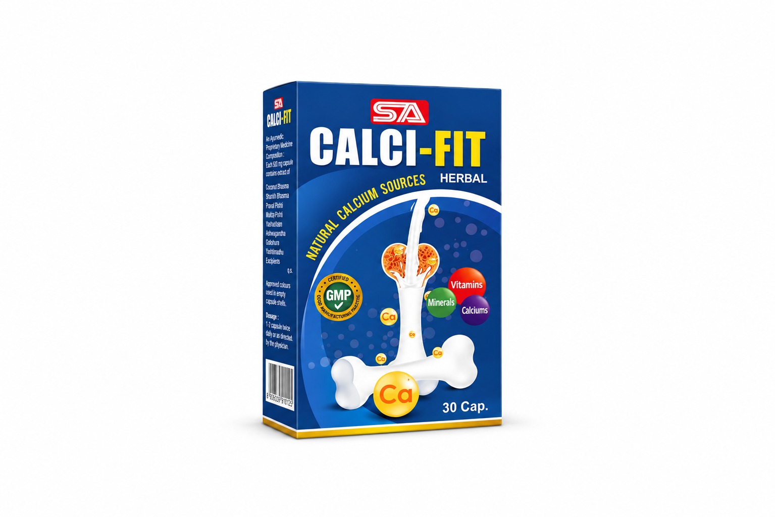 CALCI-FIT Herbal – 30 Capsules,
