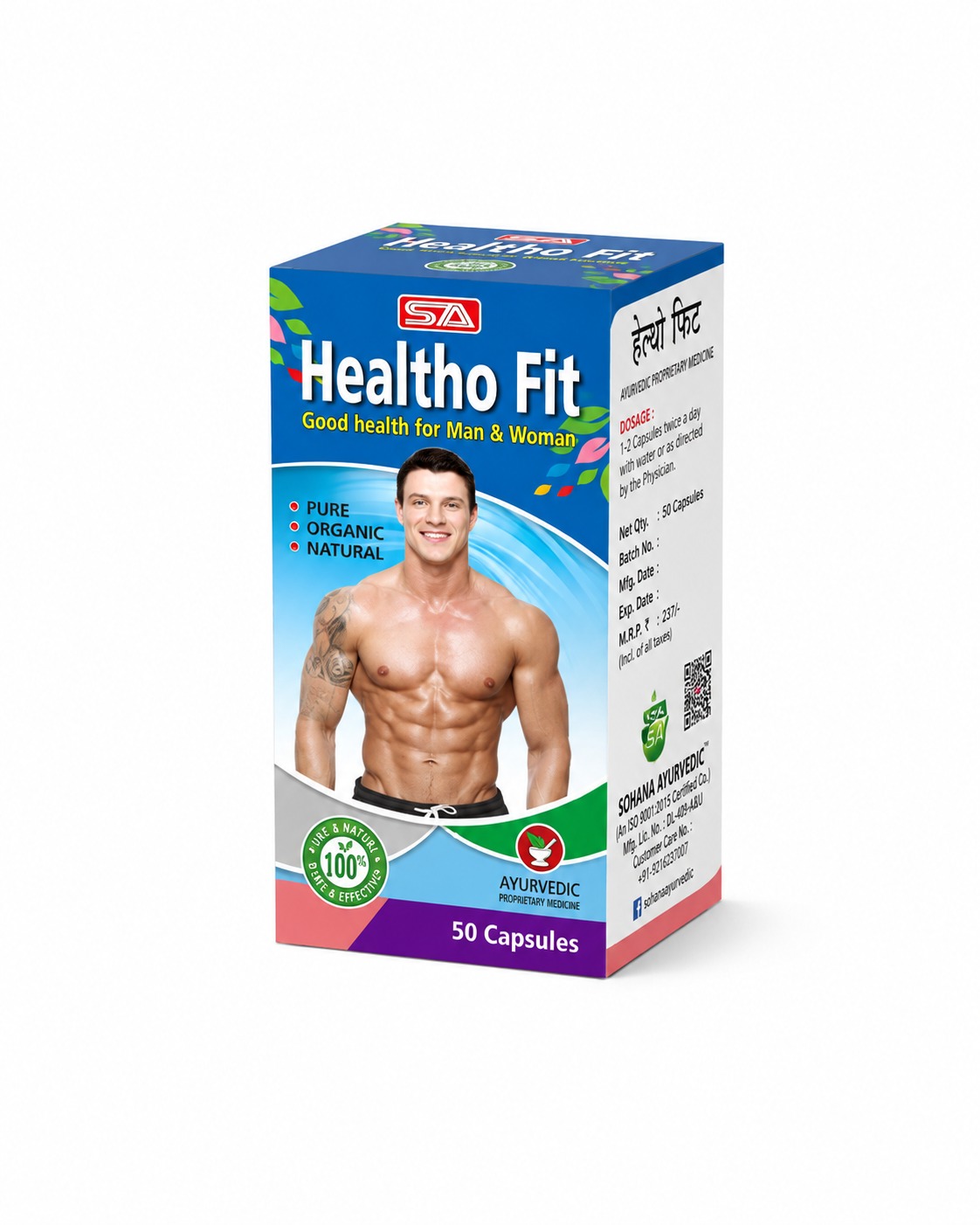 Healtho Fit – 50 Capsules.