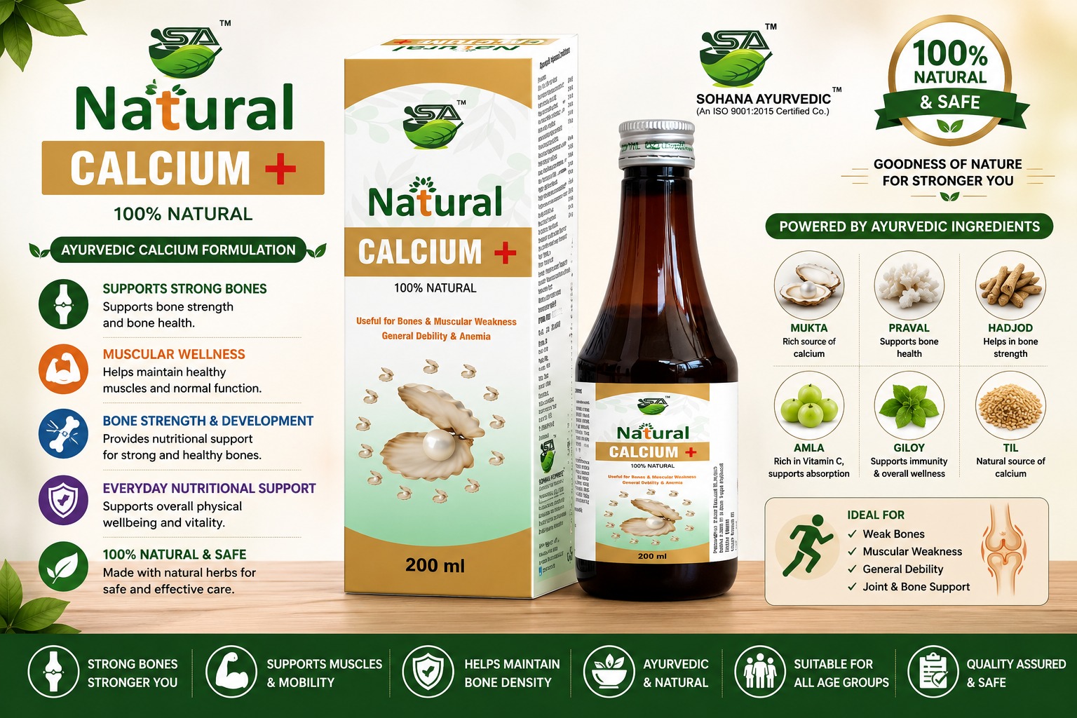 Natural Calcium+ – 200 ml