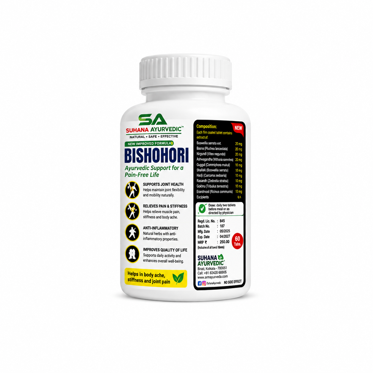 BISHOHORI – Ayurvedic Joint & Pain Support: