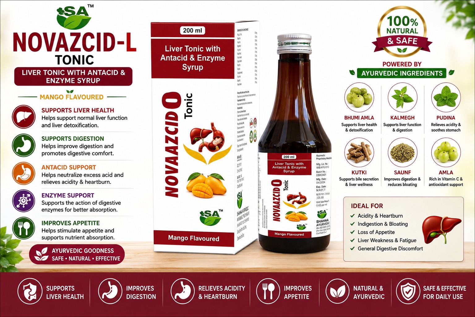 Novazcid-L Tonic – 200 ml